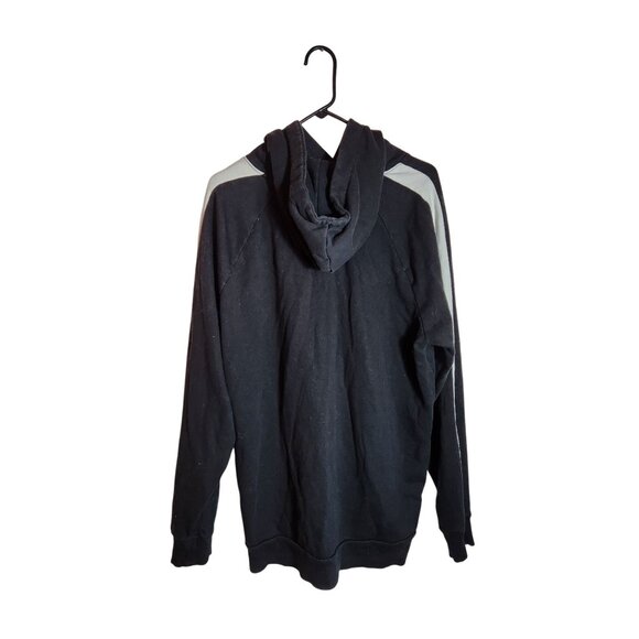 No Boundaries Black & White Hoodie XL Cotton/Polyester Blend - Picture 2 of 4